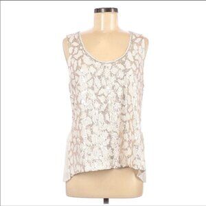 Anthropologie Meadow Rue Sleeveless Sequin Top (Medium)
